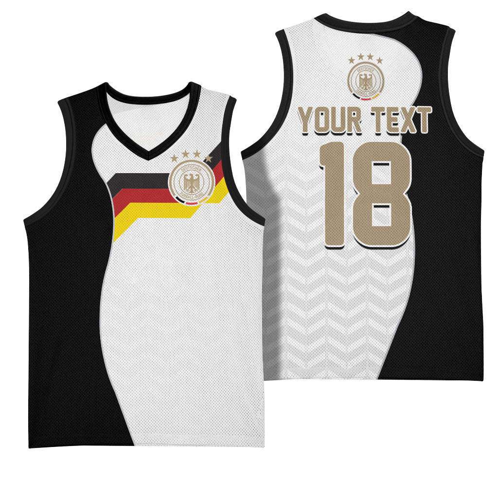 Custom Germany Football Basketball Jersey Black Eagle Glory 2026 Fan Edition