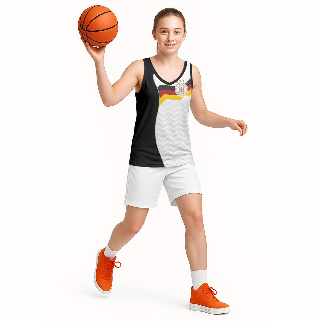 Custom Germany Football Basketball Jersey Black Eagle Glory 2026 Fan Edition