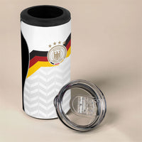 Custom Germany Football 4 in 1 Can Cooler Tumbler Black Eagle Glory 2026 Fan Edition