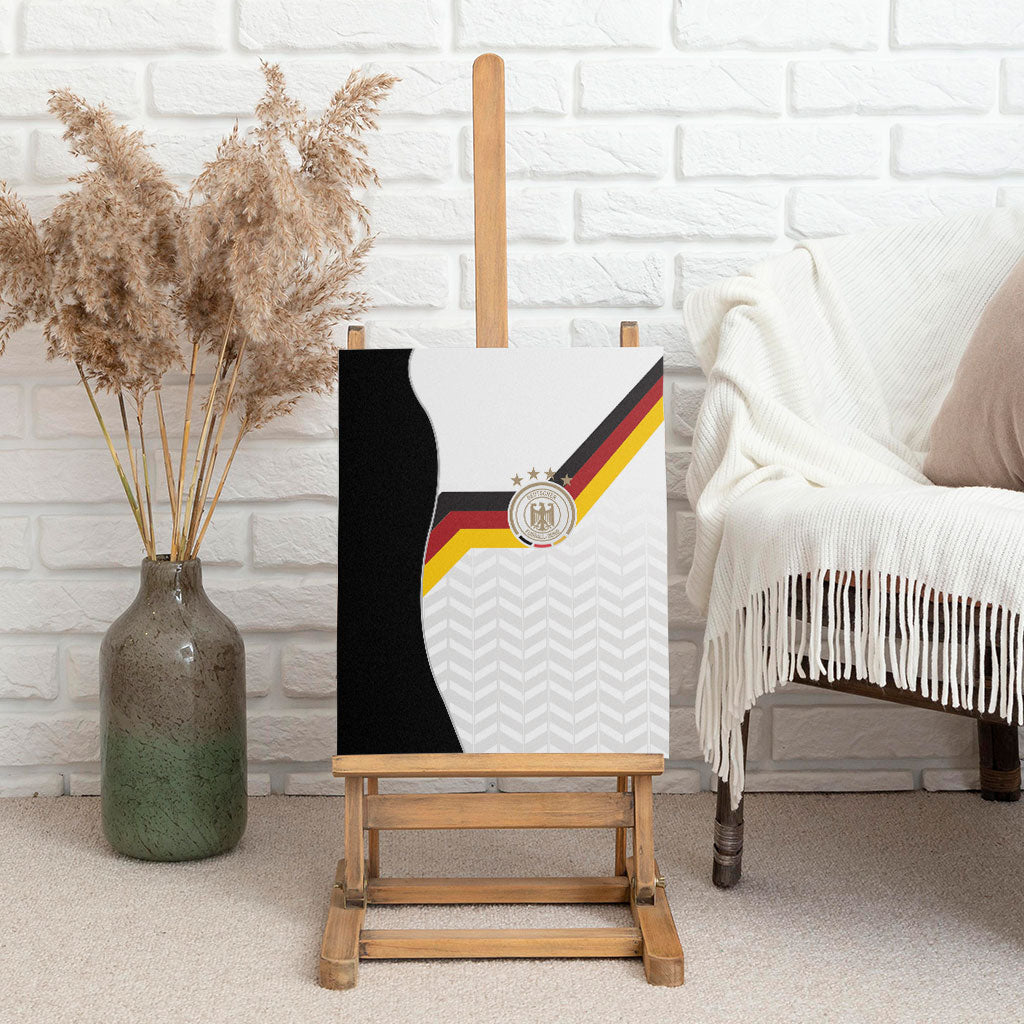 Germany Football Canvas Wall Art Black Eagle Glory 2026 Fan Edition