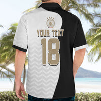 Custom Germany Football Hawaiian Shirt Black Eagle Glory 2026 Fan Edition