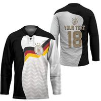 Custom Germany Football Hockey Jersey Black Eagle Glory 2026 Fan Edition