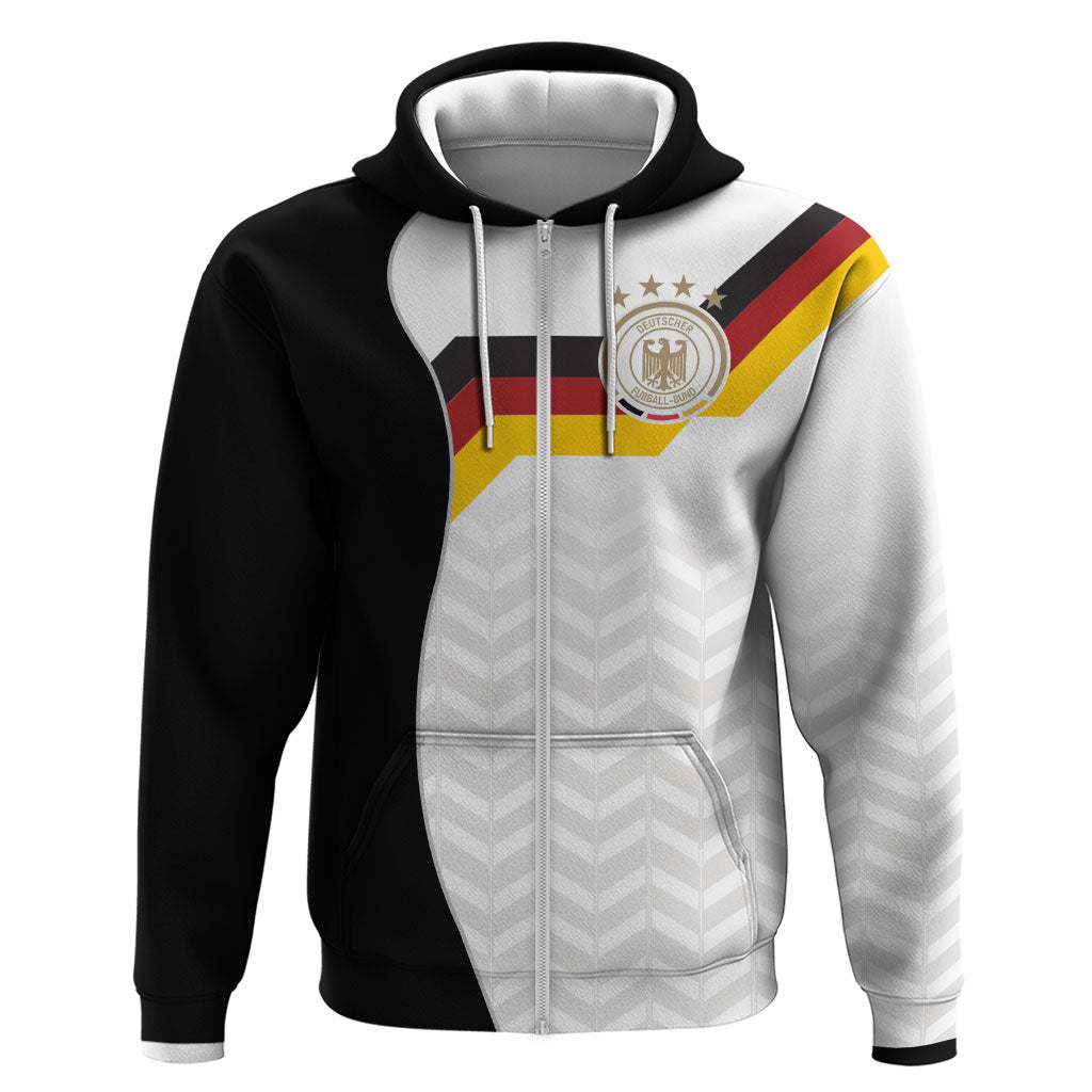 Custom Germany Football Hoodie Black Eagle Glory 2026 Fan Edition