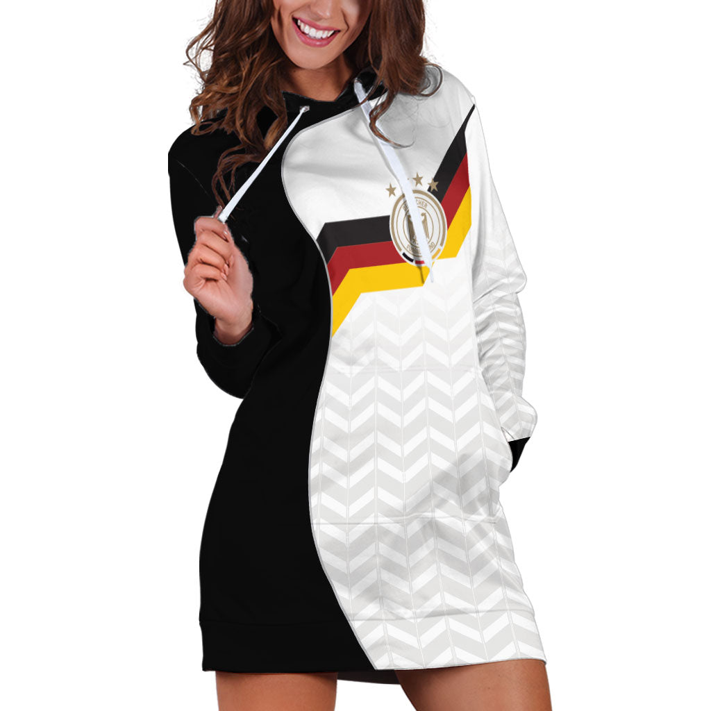 Custom Germany Football Hoodie Dress Black Eagle Glory 2026 Fan Edition