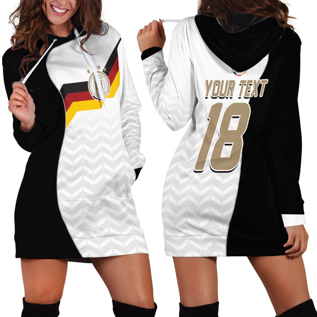 Custom Germany Football Hoodie Dress Black Eagle Glory 2026 Fan Edition