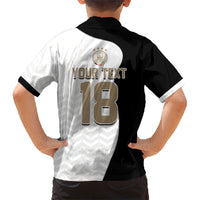 Custom Germany Football Kid Hawaiian Shirt Black Eagle Glory 2026 Fan Edition