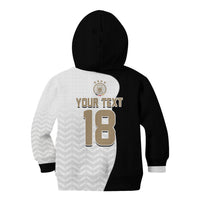 Custom Germany Football Kid Hoodie Black Eagle Glory 2026 Fan Edition