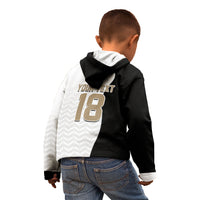 Custom Germany Football Kid Hoodie Black Eagle Glory 2026 Fan Edition