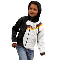Custom Germany Football Kid Hoodie Black Eagle Glory 2026 Fan Edition