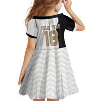 Custom Germany Football Kid Short Sleeve Dress Black Eagle Glory 2026 Fan Edition