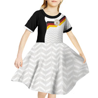 Custom Germany Football Kid Short Sleeve Dress Black Eagle Glory 2026 Fan Edition