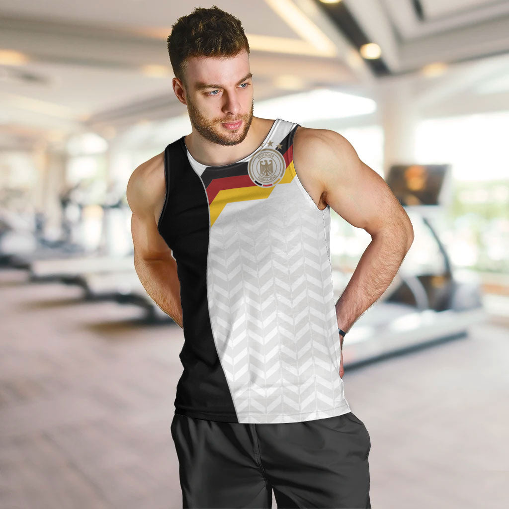 Custom Germany Football Men Tank Top Black Eagle Glory 2026 Fan Edition