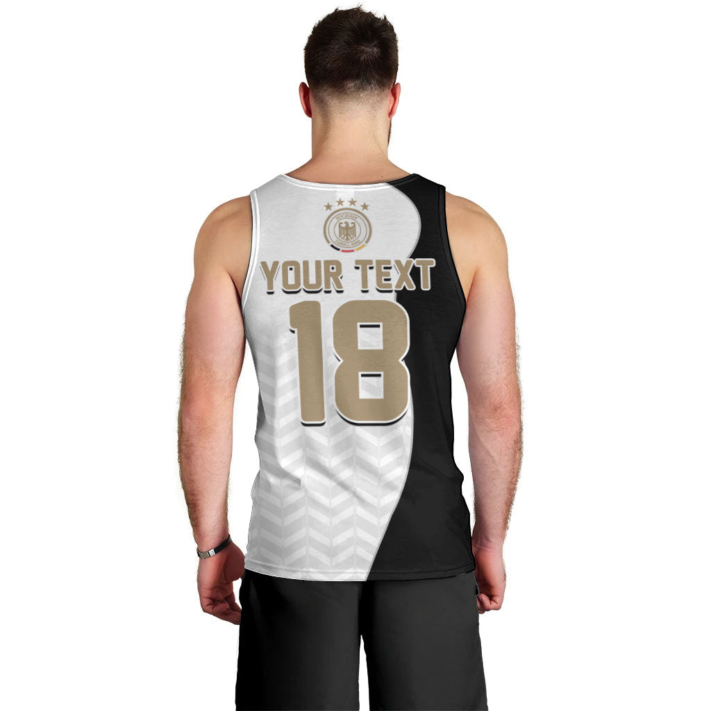 Custom Germany Football Men Tank Top Black Eagle Glory 2026 Fan Edition