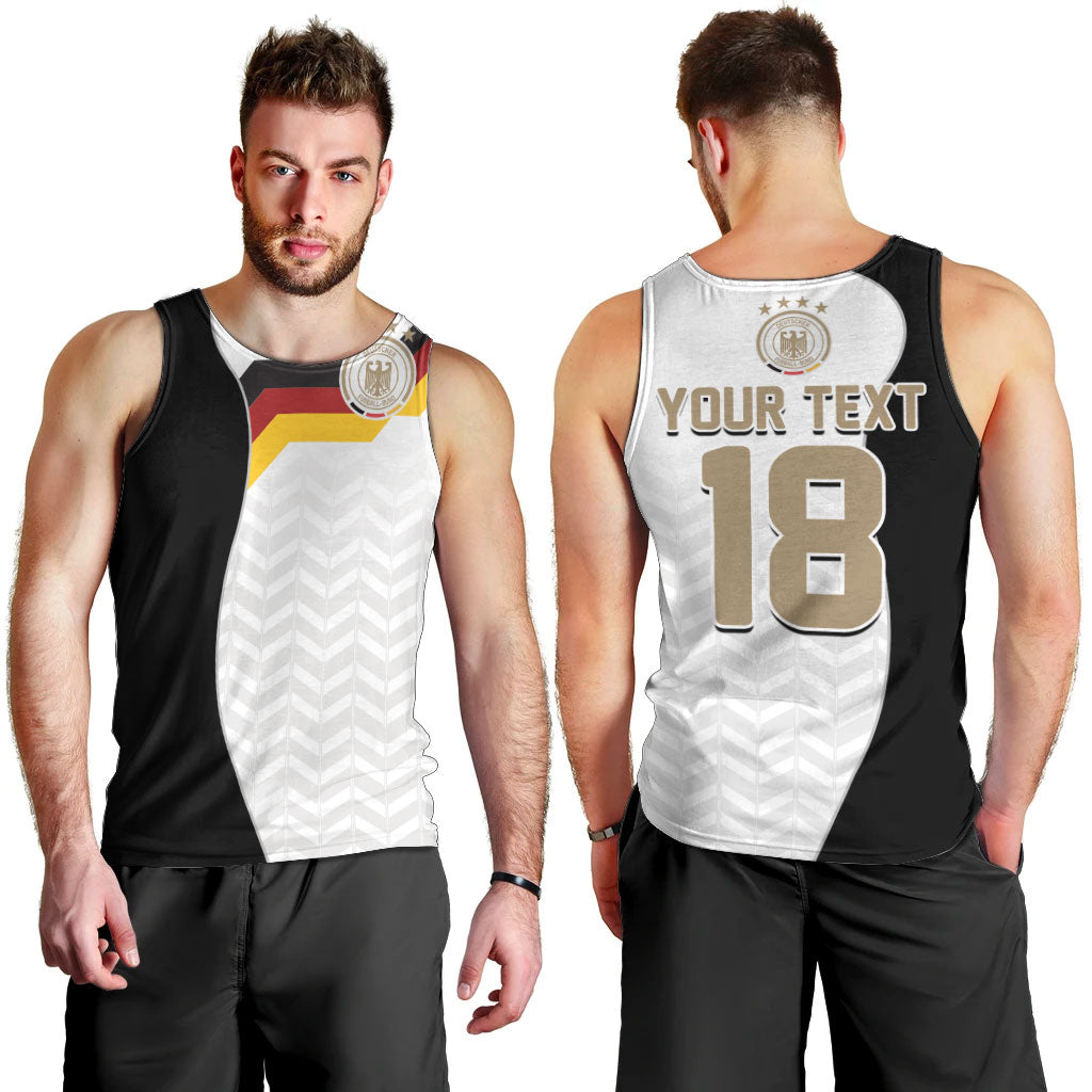Custom Germany Football Men Tank Top Black Eagle Glory 2026 Fan Edition