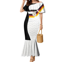 Custom Germany Football Mermaid Dress Black Eagle Glory 2026 Fan Edition