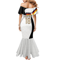 Custom Germany Football Mermaid Dress Black Eagle Glory 2026 Fan Edition