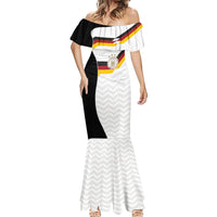 Custom Germany Football Mermaid Dress Black Eagle Glory 2026 Fan Edition