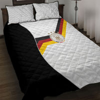 Germany Football Quilt Bed Set Black Eagle Glory 2026 Fan Edition