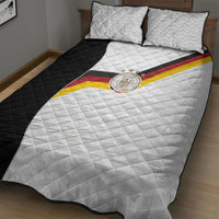 Germany Football Quilt Bed Set Black Eagle Glory 2026 Fan Edition