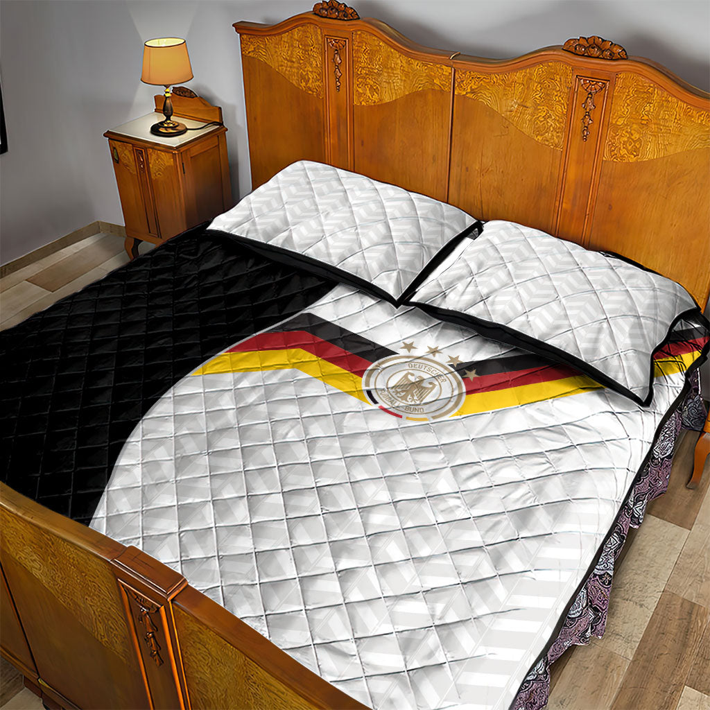 Germany Football Quilt Bed Set Black Eagle Glory 2026 Fan Edition