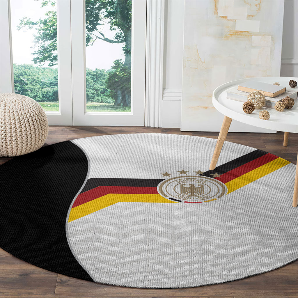 Germany Football Round Carpet Black Eagle Glory 2026 Fan Edition