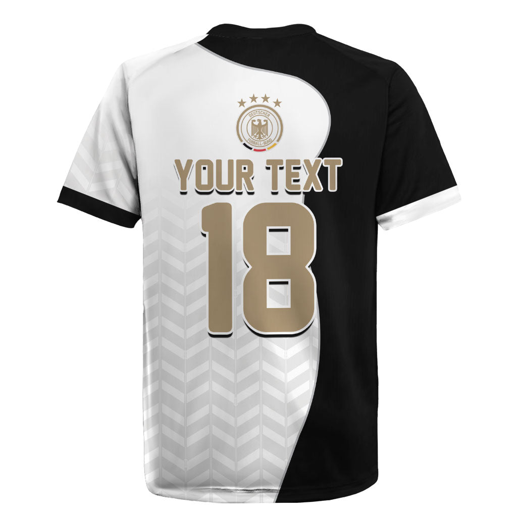 Custom Germany Football Rugby Jersey Black Eagle Glory 2026 Fan Edition