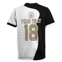 Custom Germany Football Rugby Jersey Black Eagle Glory 2026 Fan Edition