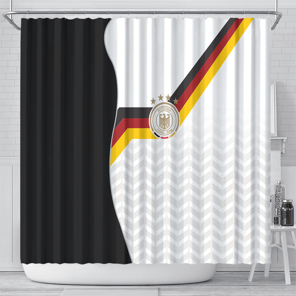 Germany Football Shower Curtain Black Eagle Glory 2026 Fan Edition