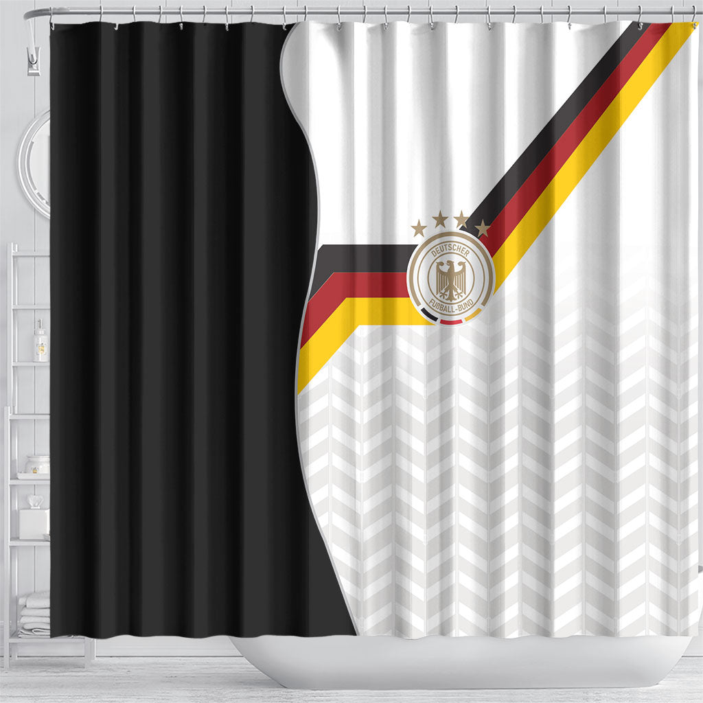 Germany Football Shower Curtain Black Eagle Glory 2026 Fan Edition