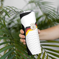 Custom Germany Football Skinny Tumbler Black Eagle Glory 2026 Fan Edition