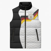 Custom Germany Football Sleeveless Puffer Jacket Black Eagle Glory 2026 Fan Edition
