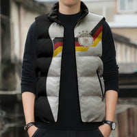 Custom Germany Football Sleeveless Puffer Jacket Black Eagle Glory 2026 Fan Edition