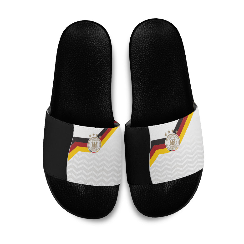 Germany Football Slide Sandals Black Eagle Glory 2026 Fan Edition