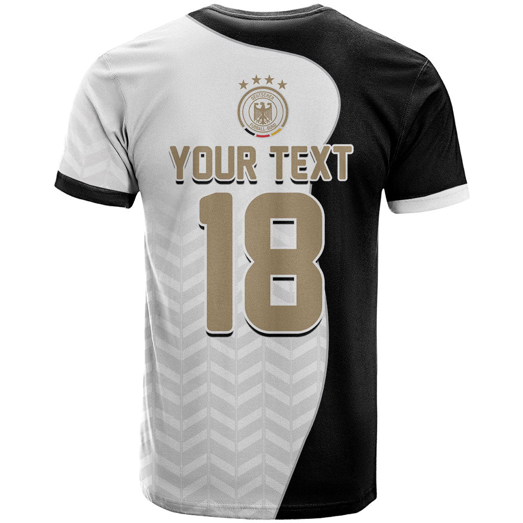 Custom Germany Football T Shirt Black Eagle Glory 2026 Fan Edition