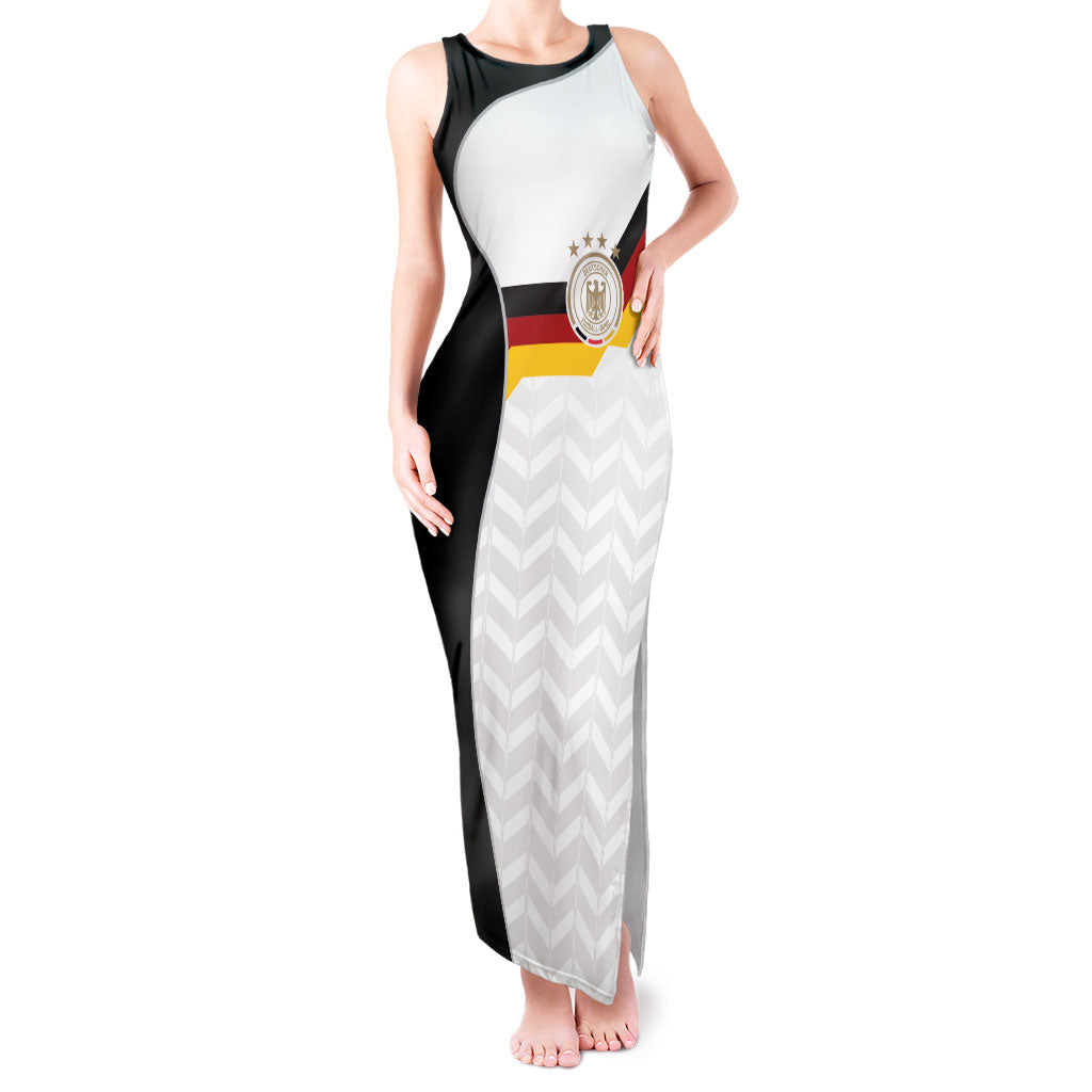 Custom Germany Football Tank Maxi Dress Black Eagle Glory 2026 Fan Edition