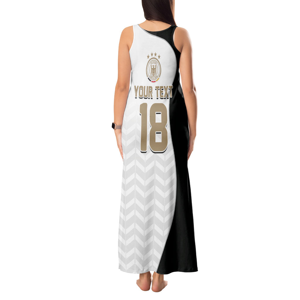Custom Germany Football Tank Maxi Dress Black Eagle Glory 2026 Fan Edition