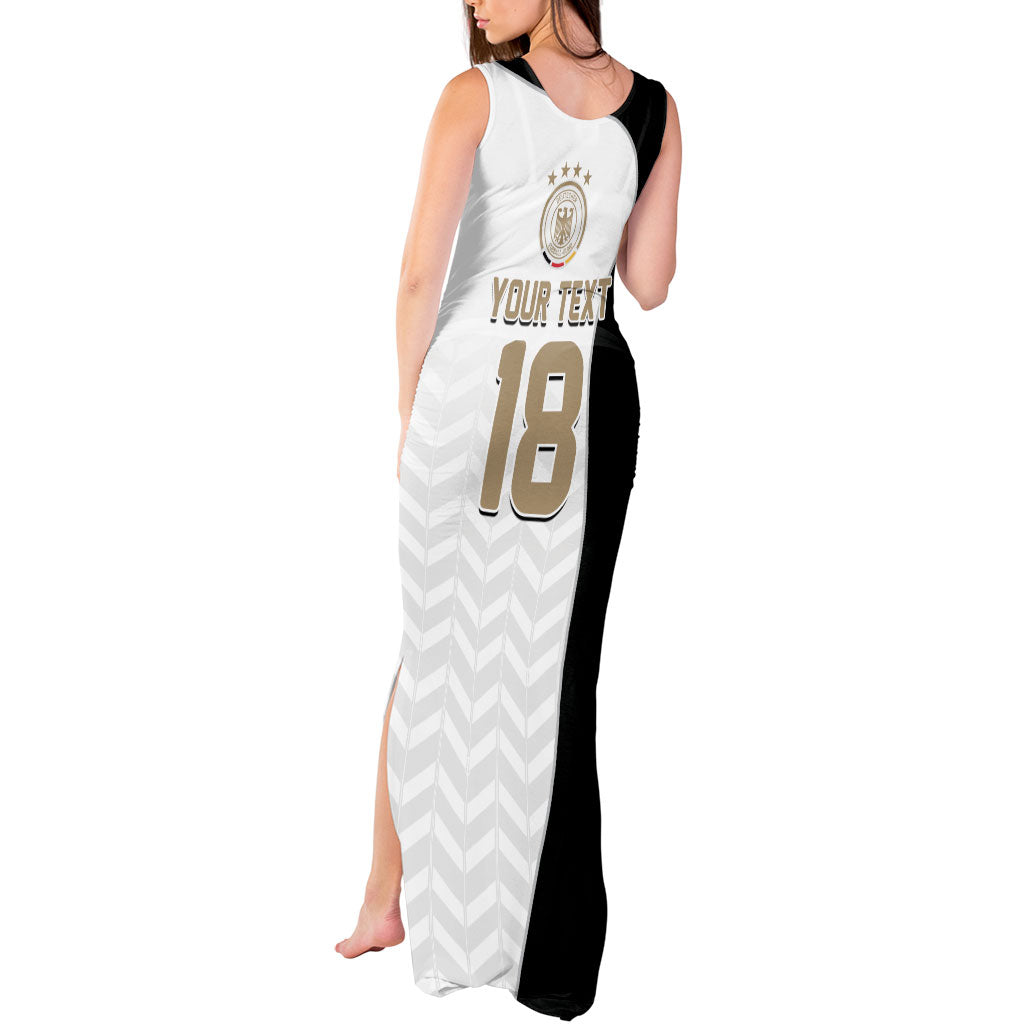 Custom Germany Football Tank Maxi Dress Black Eagle Glory 2026 Fan Edition