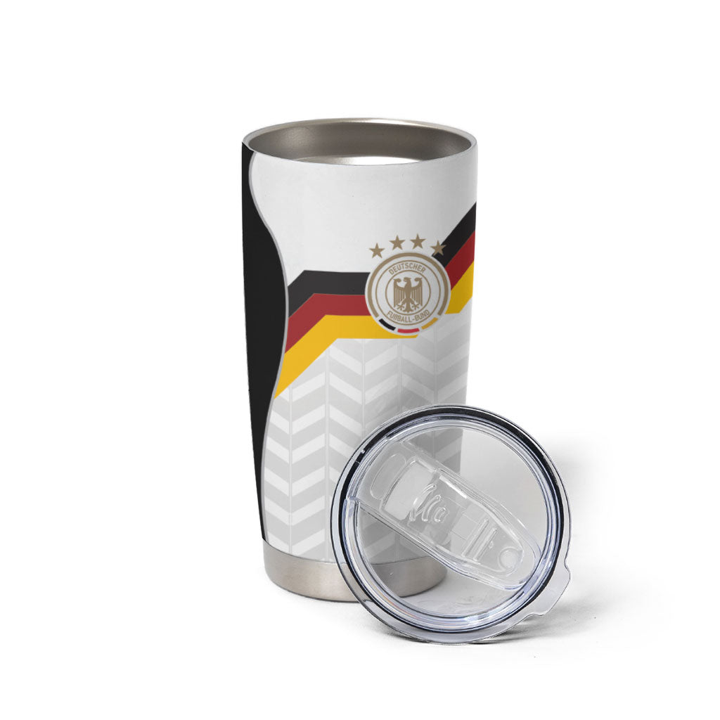 Custom Germany Football Tumbler Cup Black Eagle Glory 2026 Fan Edition