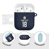 Custom Germany Football 2026 AirPods Case Midnight Eagle Heritage