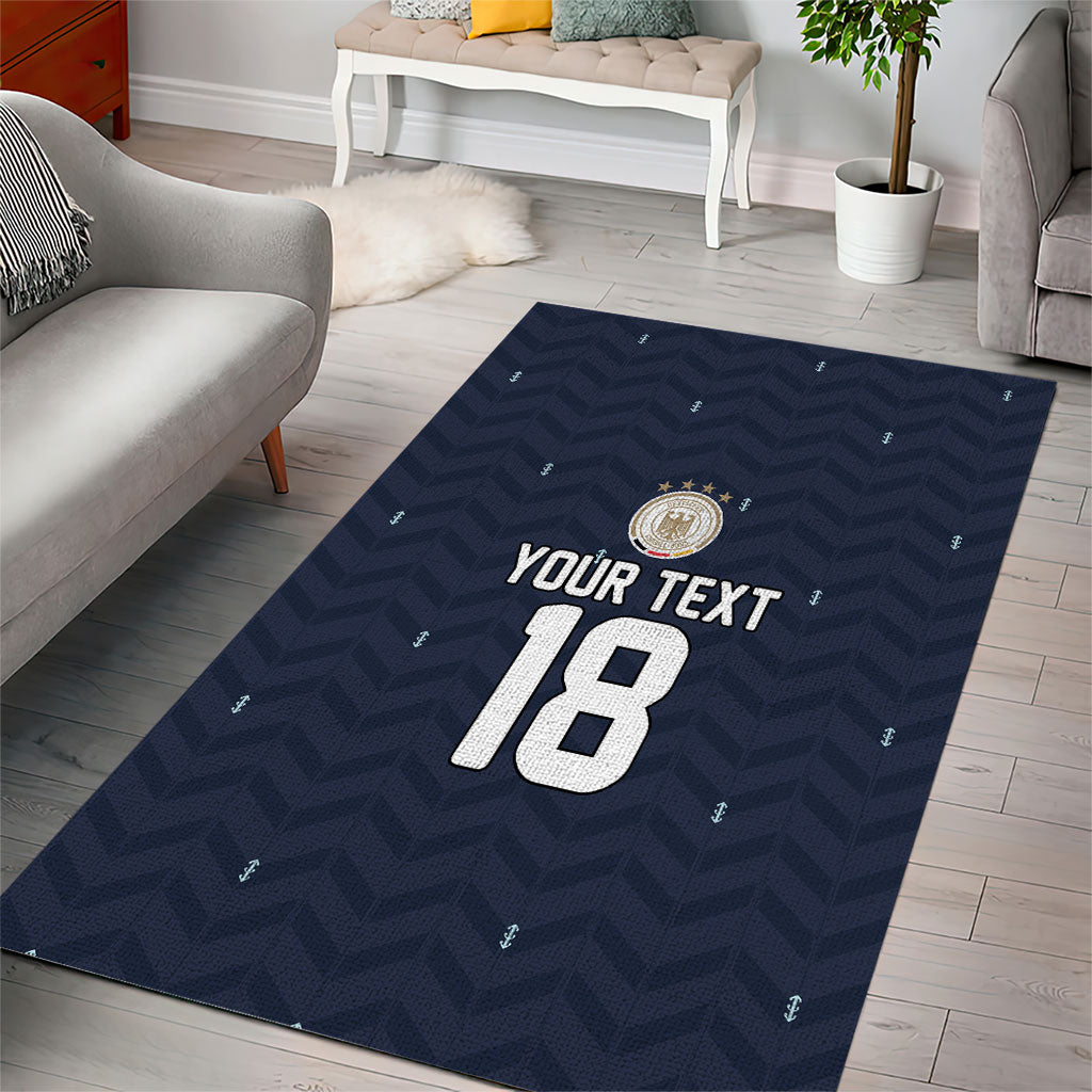 Custom Germany Football 2026 Area Rug Midnight Eagle Heritage