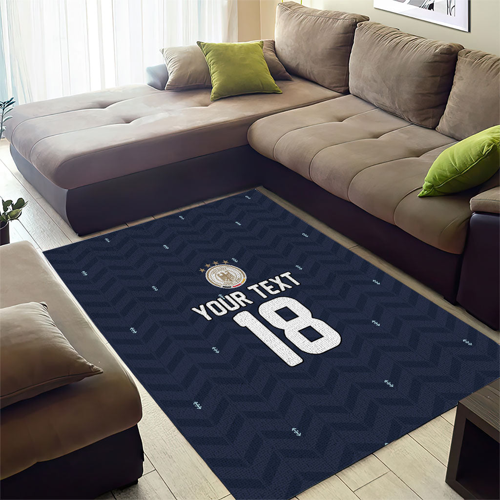 Custom Germany Football 2026 Area Rug Midnight Eagle Heritage