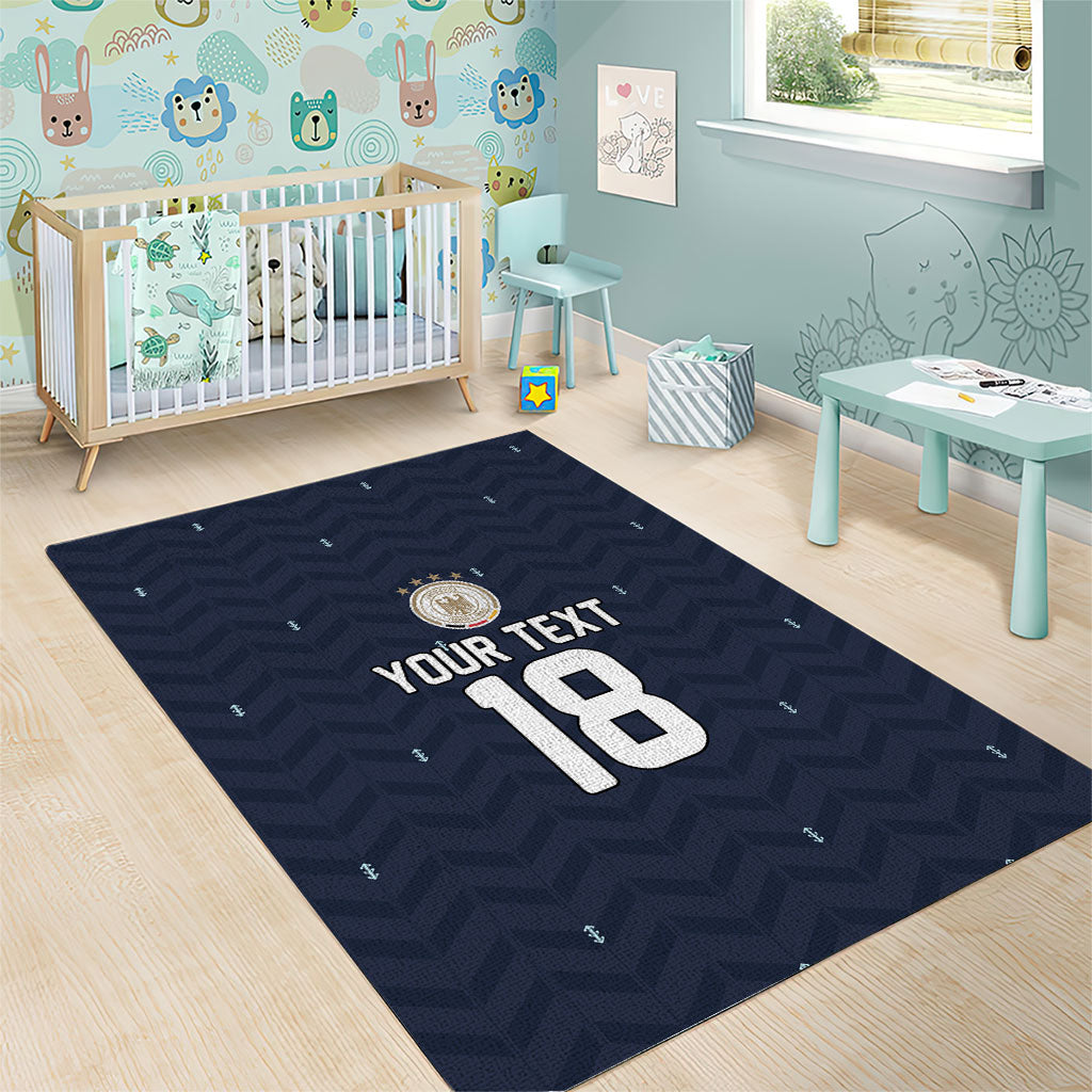 Custom Germany Football 2026 Area Rug Midnight Eagle Heritage