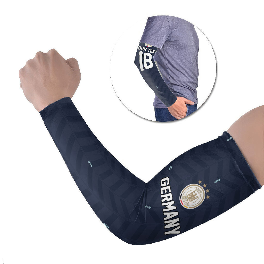 Custom Germany Football 2026 Arm Sleeves Midnight Eagle Heritage