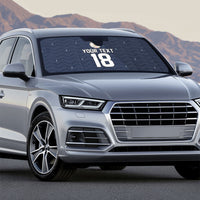 Custom Germany Football 2026 Auto Sun Shade Midnight Eagle Heritage