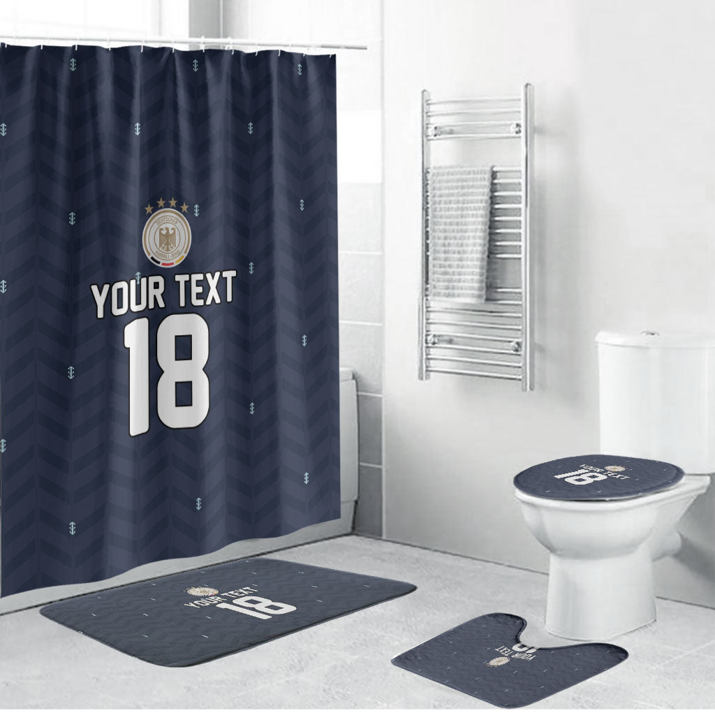 Custom Germany Football 2026 Bathroom Set Midnight Eagle Heritage