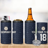 Custom Germany Football 2026 4 in 1 Can Cooler Tumbler Midnight Eagle Heritage