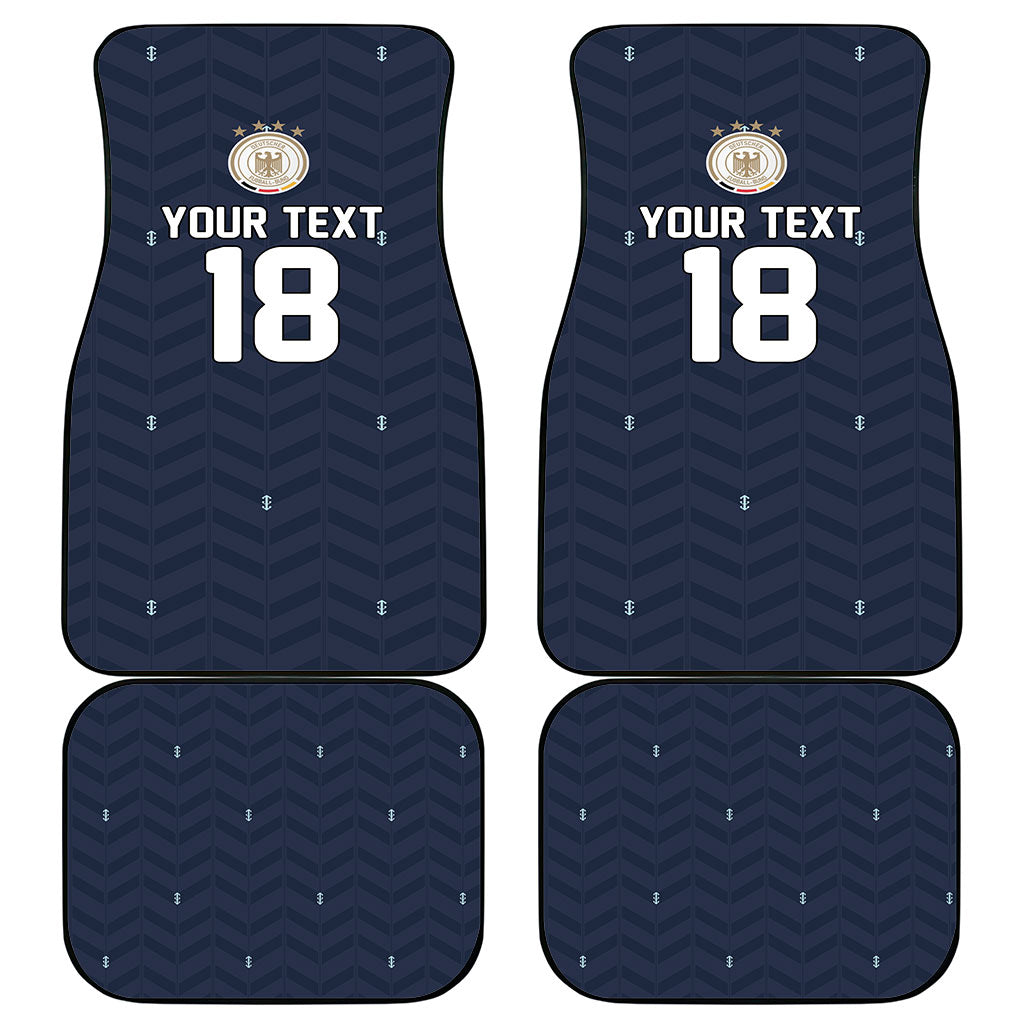 Custom Germany Football 2026 Car Mats Midnight Eagle Heritage