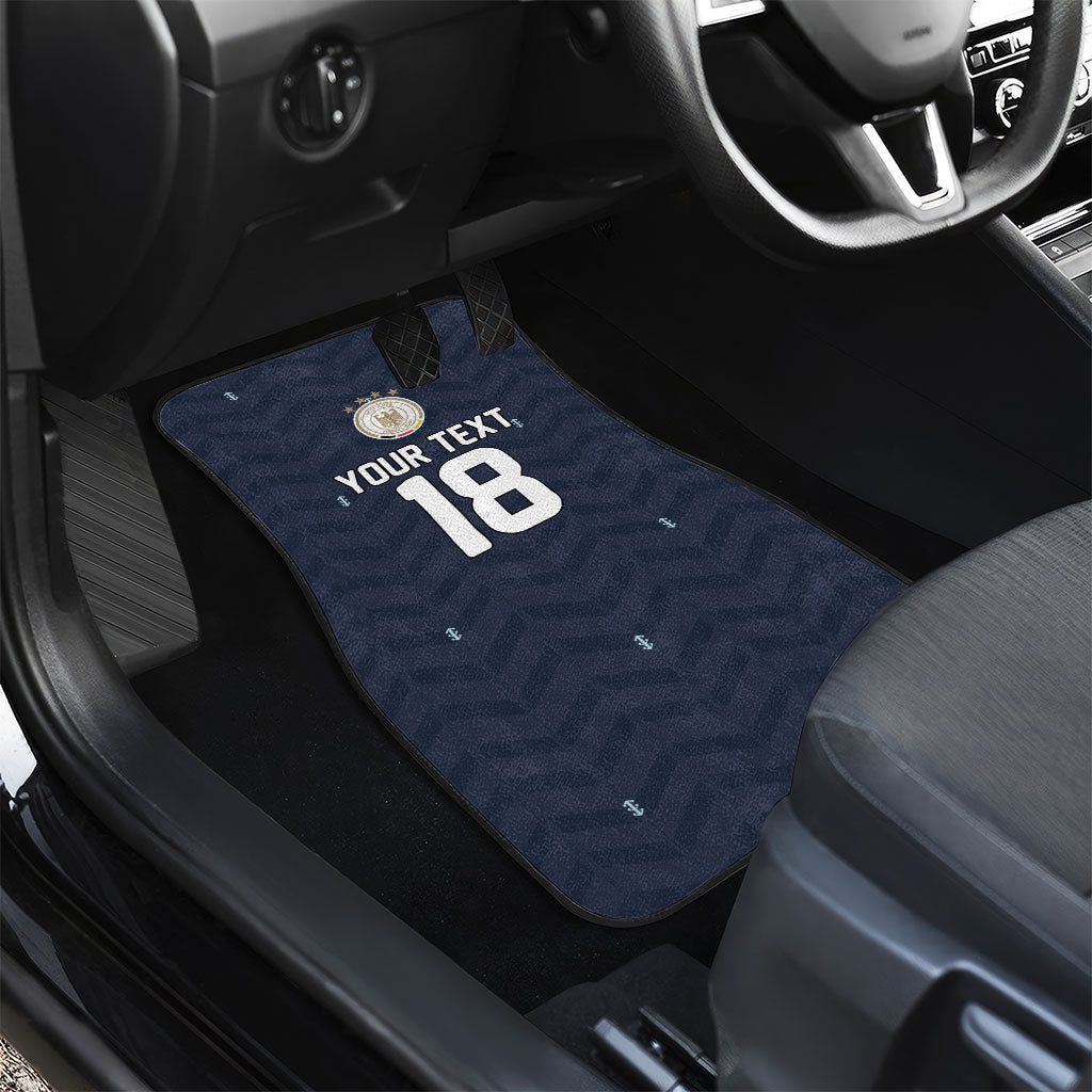 Custom Germany Football 2026 Car Mats Midnight Eagle Heritage