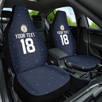 Custom Germany Football 2026 Car Seat Cover Midnight Eagle Heritage