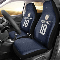 Custom Germany Football 2026 Car Seat Cover Midnight Eagle Heritage